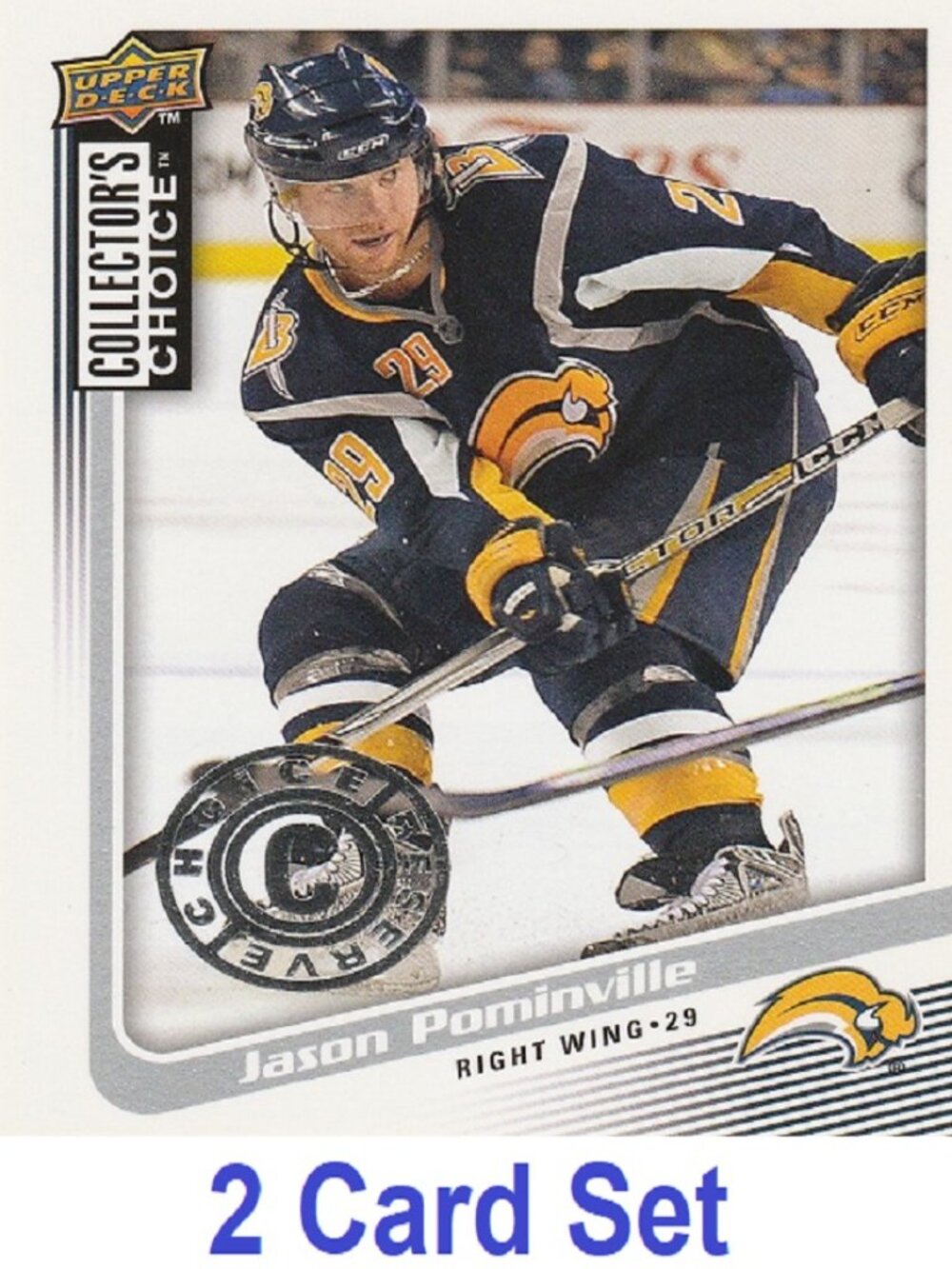 Jason Pominville Hockey Card Collection